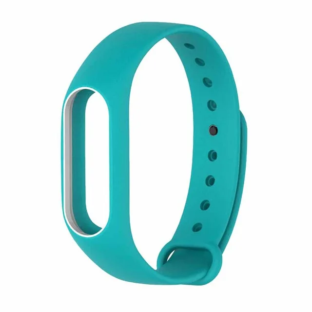 Двухцветный силиконовый ремешок для Xiaomi Mi Band 2 смарт браслет часов Miband2 Miband Band2