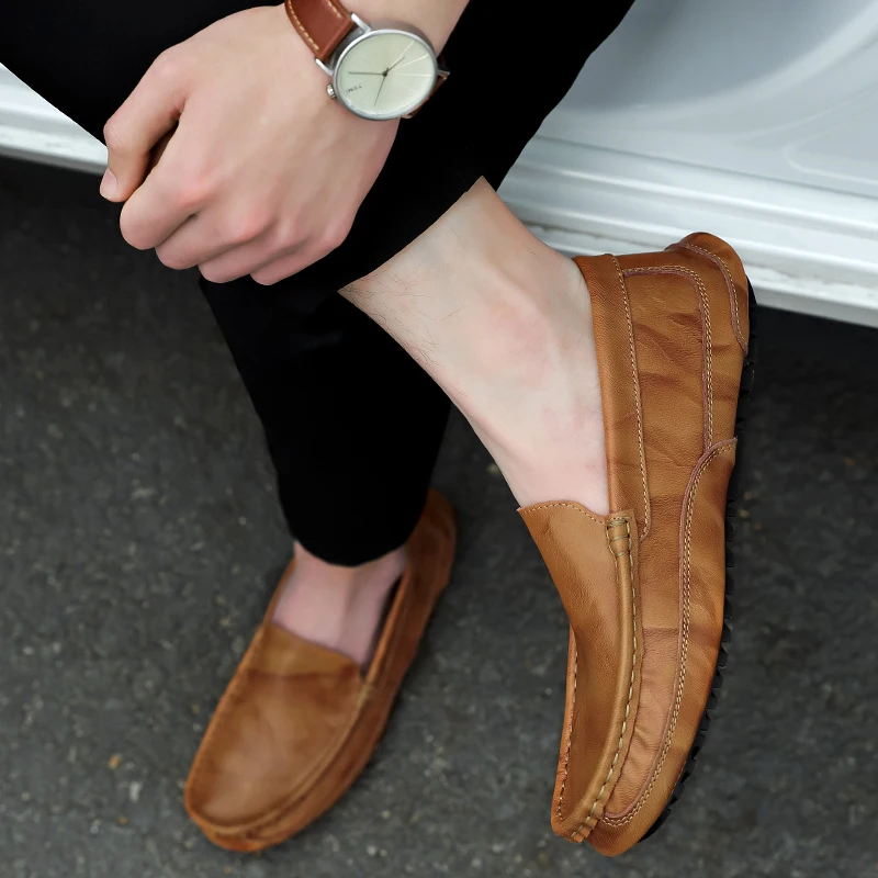 

Casual Fashion Shoes Zapatos Hombre Casual Cuero Sapatos Men Shoes Leather Leisure Flat Man Mens Sneakers For Men's 2020