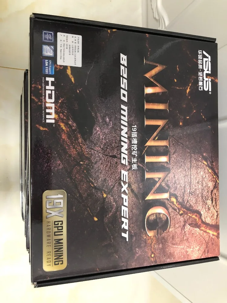 Новая ASUS B250 MINING EXPERT оригинальная материнская плата DDR4 LGA 1151 USB2.0 платы 32 Гб B250 настольная материнская плата