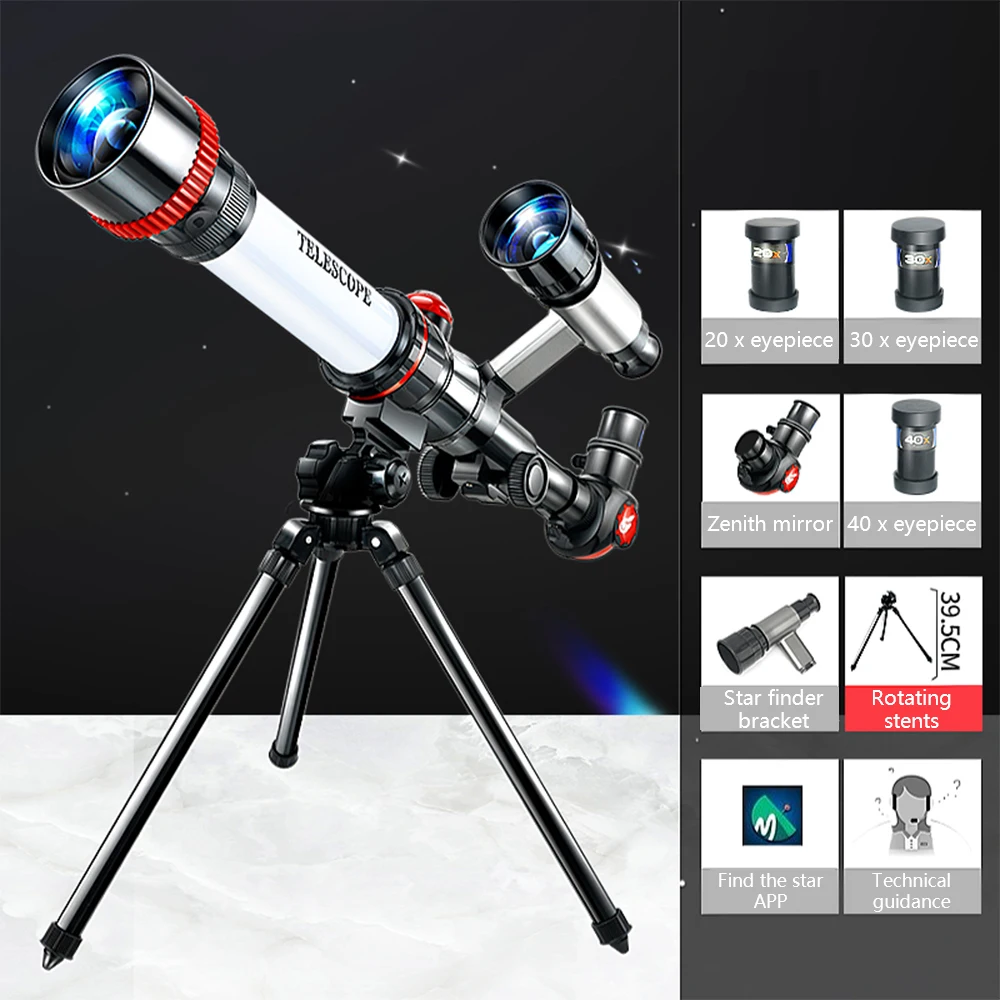 

Children Telescope Astronomical Telescope With Tripod Science Experiment Simulates Stargazing Monocular For Outdoor Camping