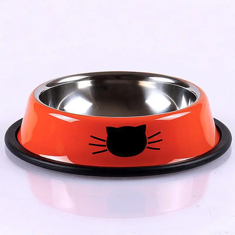Новые миски для собак и кошек из нержавеющей стали дорожный автомобильный Фидер