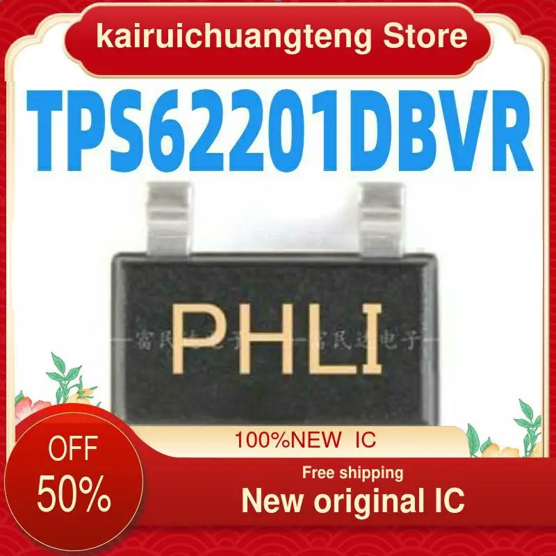 

(1 шт.) TPS62201DBVR SOT23-5 PHLI nuevo original