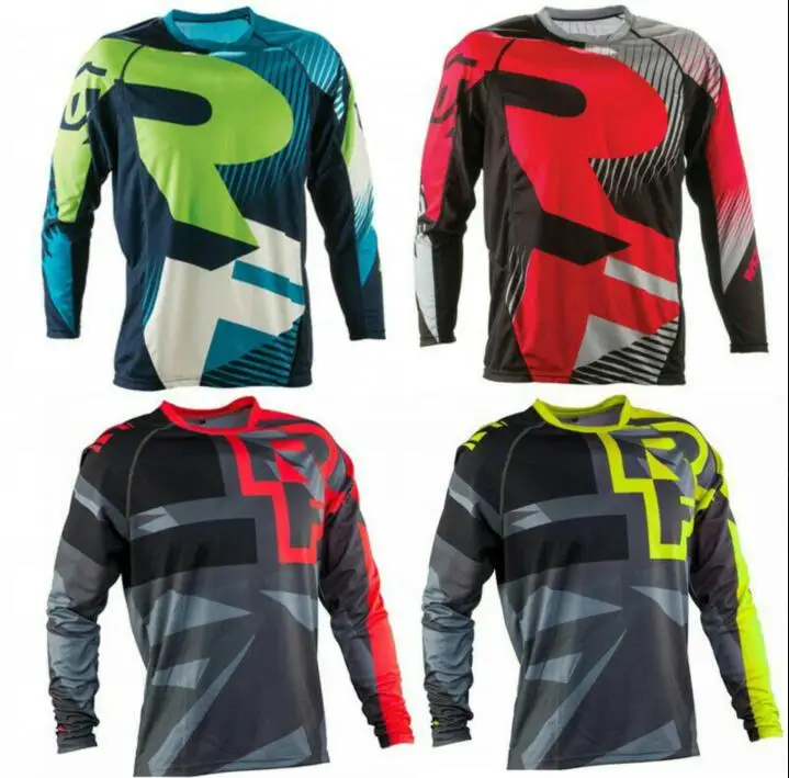 Спуск для мотокросса из ткани Джерси mtb dh мужчины DH MX Одежда MTB рубашка горный велосипед езда Топ длинный Джерси