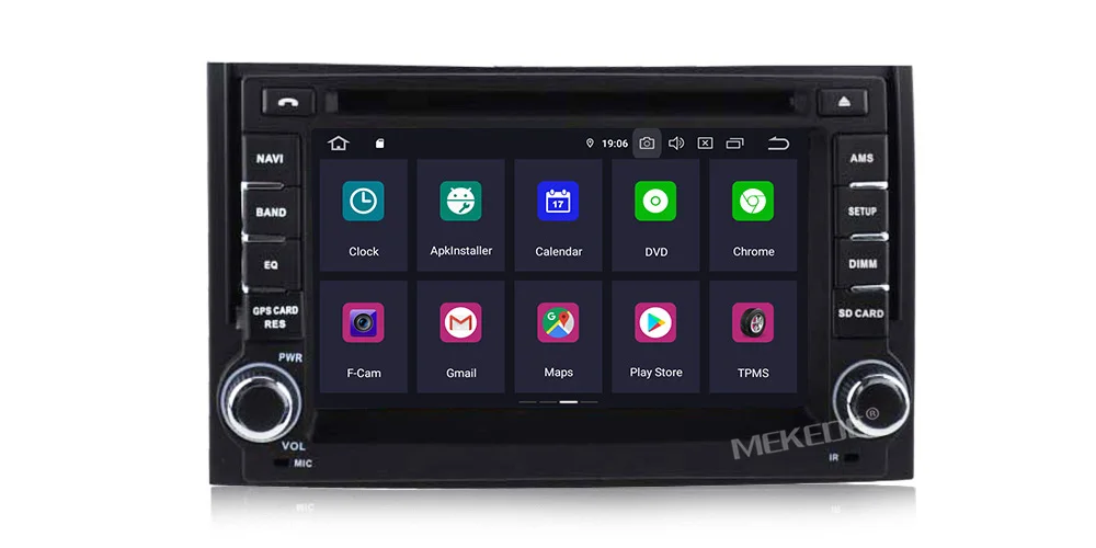 MEKEDE 2din PX5 4+ 64G Android 9,0 Автомобильный мультимедийный dvd-плеер для hyundai H1 grand starex 2007- gps, DVD, радио, WiFi BT