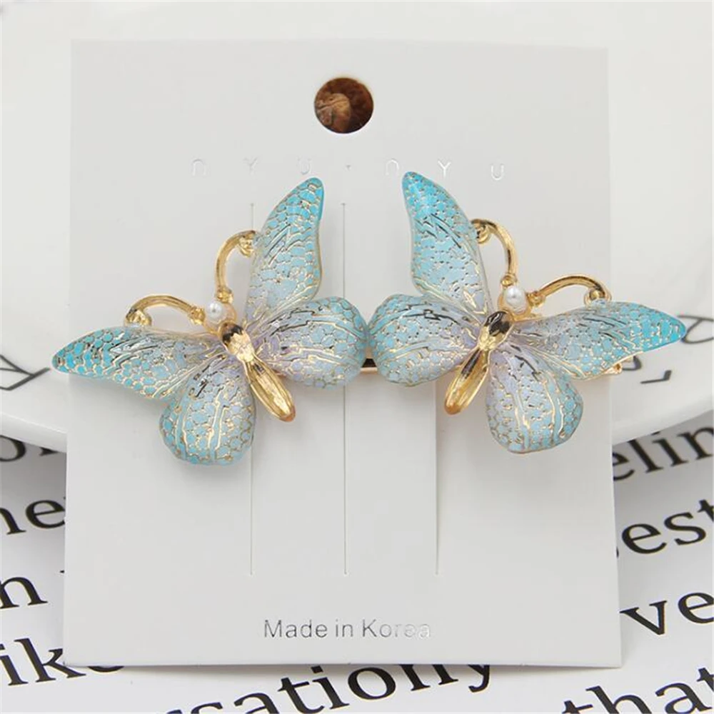 

Butterfly Hair Clip Hair Pins Acrylic Metal Hairpin Barrettes Bobby Pin Clamps Headwear for Women Girls Korean Hair Accessories