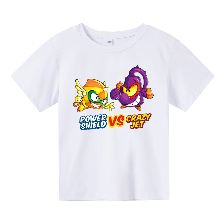 

2021 Kids Boys T Shirt Los Super Zings Series 6 Print Dibujos De SuperZings Girls T Shirts Childre Tops Clothing Baby Wears Tees