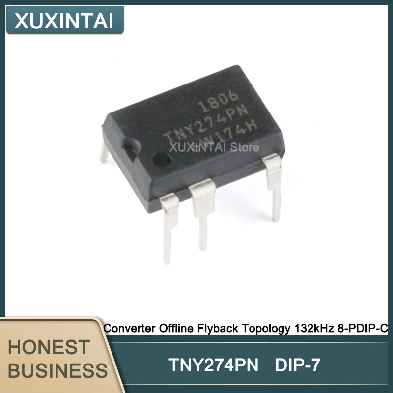 

50Pcs/Lot TNY274PN TNY274 Converter Offline Flyback Topology 132kHz 8-PDIP-C