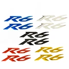 Мотоцикл 3D эмблема значок наклейка на колесо бака наклейка мягкая Светоотражающая наклейка R1 R3 R6 наклейка для Yamaha YZF-R6 2001 2002 2003