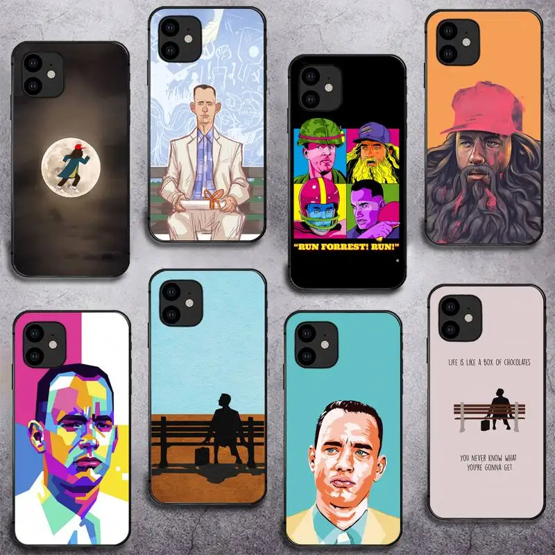 

Movie Forrest Gump Phone Case For iPhone 13 12 11 Pro Max 11 XR XS Max X 8 7 6 5 SE 2020 Fundas Cover