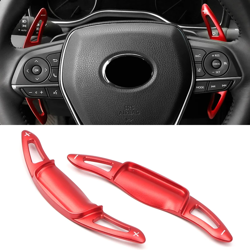 Для Toyota Corolla E210 / RAV4 Camry 2019 2020 руль DSG Paddle Shifters наклейки для наращивания 2 шт.