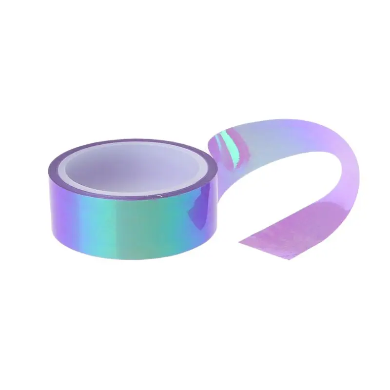 

8pcs/set Rhythmic Gymnastics Decoration Holographic Glitter Tape Ring Stick Accessory 15mm*5m Stationery Decorative DIY Masking