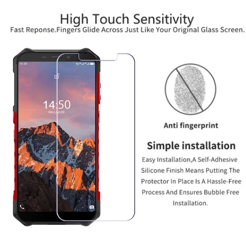 2Pcs Tempered Glass For Ulefone Armor X5 Pro Screen Protector Transparent Protective Film For Ulefone Armor X 5 Pro Phone Glass