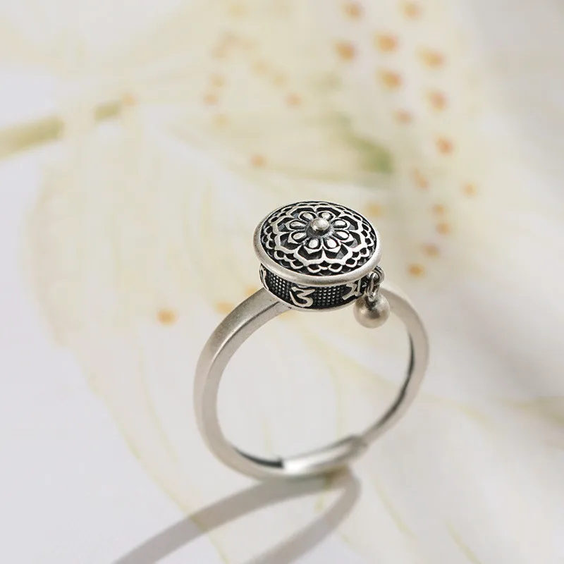 Винтажное кольцо-Спиннер для женщин и мужчин кольцо на палец открытые кольца с