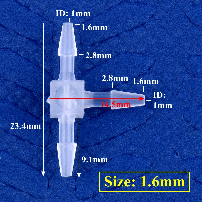 

СgooHan пластиковые Т-образные соединители для труб 1,6-15,8 мм