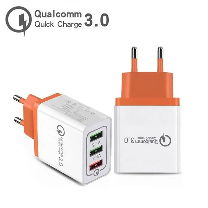 30 Вт QC 3 0 быстрое зарядное устройство порта USB концентратор настенное адаптер