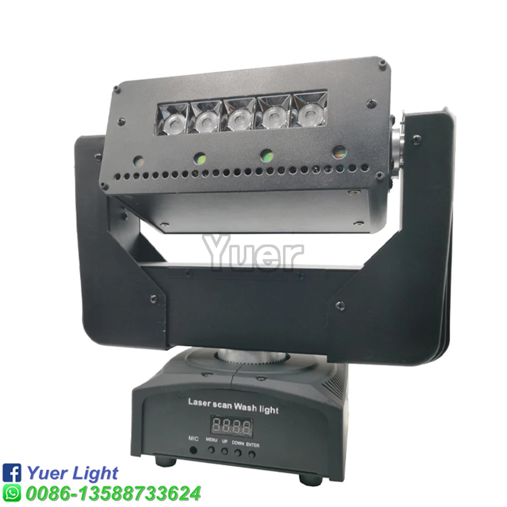 Лазерный Стробоскоп 3 в 1 неограниченная вращающаяся Подвижная головка освещение