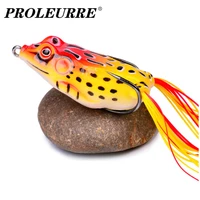 1pcs 6g 9g 12g top water ray frog soft bait shape minnow crank wobbler for fly fishing lure japan silicone tube artificial baits