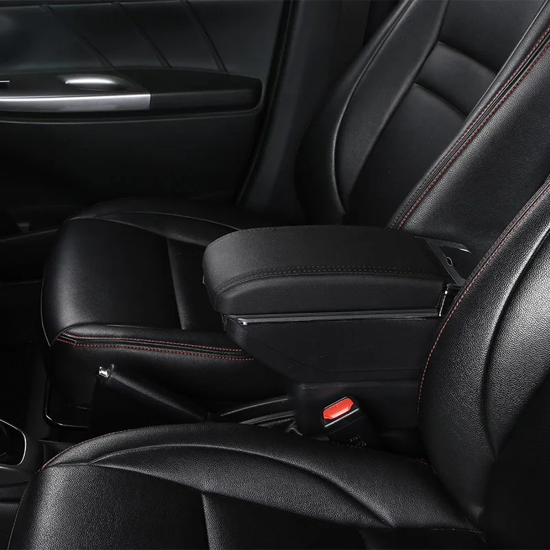 Подлокотник для Opel Corsa D двухслойная пепельница с центральным ящиком