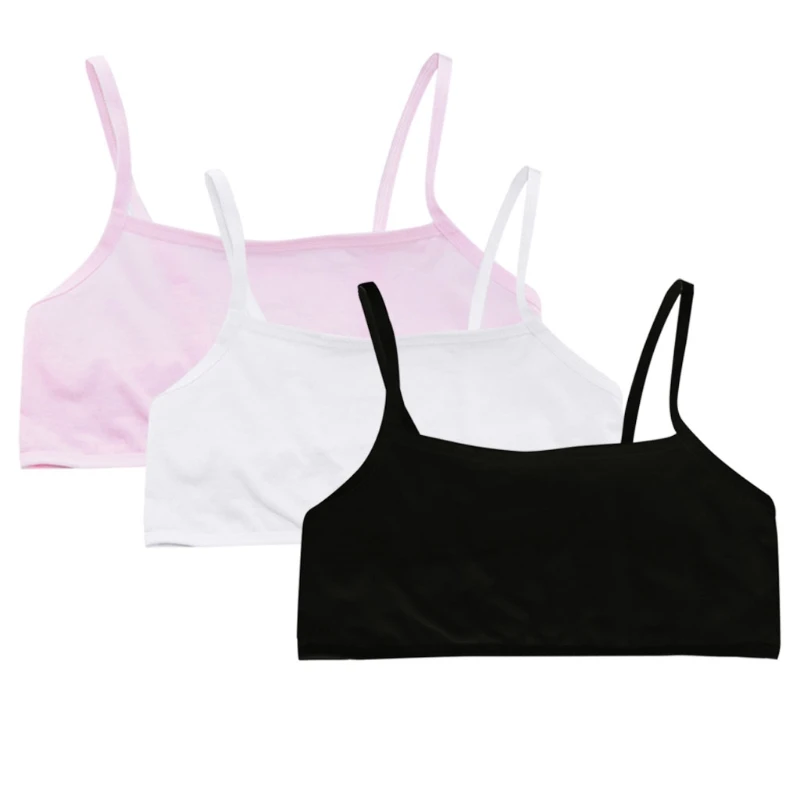 Хлопковое нижнее белье для девочек подростков студенческий бюстгальтер