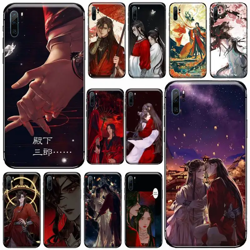 

Chinese style Tian Guan Ci Fu Phone Case For Huawei honor Mate P 9 10 20 30 40 Pro 10i 7 8 a x Lite nova 5t