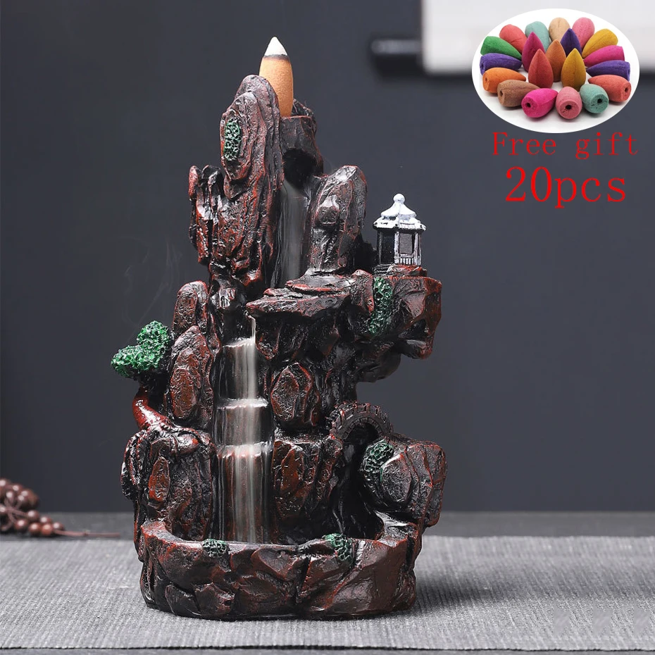 Подставка для благовоний стильная курильница дома в виде водопада|Благовония и