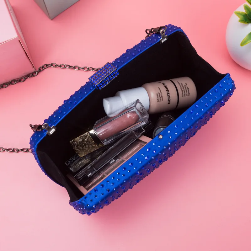 SEKUSA женские вечерние сумки с бриллиантами Роскошные клатчи длинной цепочкой |