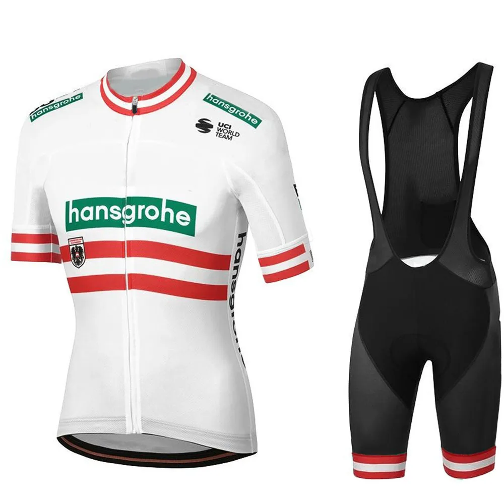 

New World Champion Boraful Hansgrohe Cycling Jersey Set Peter Sagan Cycling Clothing Men Race Road Bike Suit Maillot Culottes