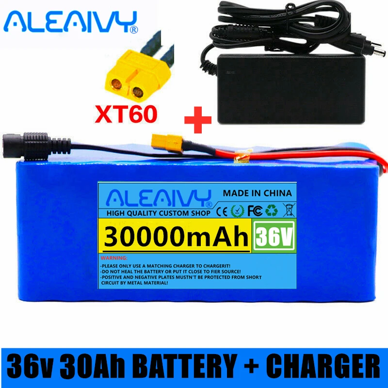 Высокая Ёмкость е-байка 36В Батарея 30Ah 1000w 10S3P комплект литий-ионный батарей пакет