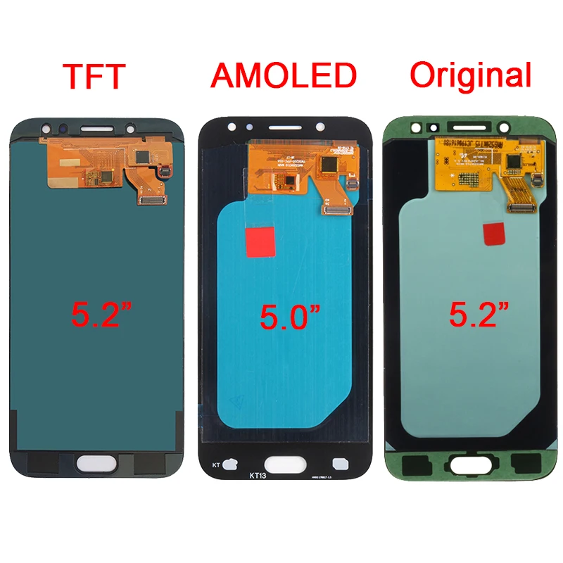 Super AMOLED для Samsung Galaxy J5 2017 ЖК дисплей с рамкой Pro LCD SM J530F J530M сенсорный экран в