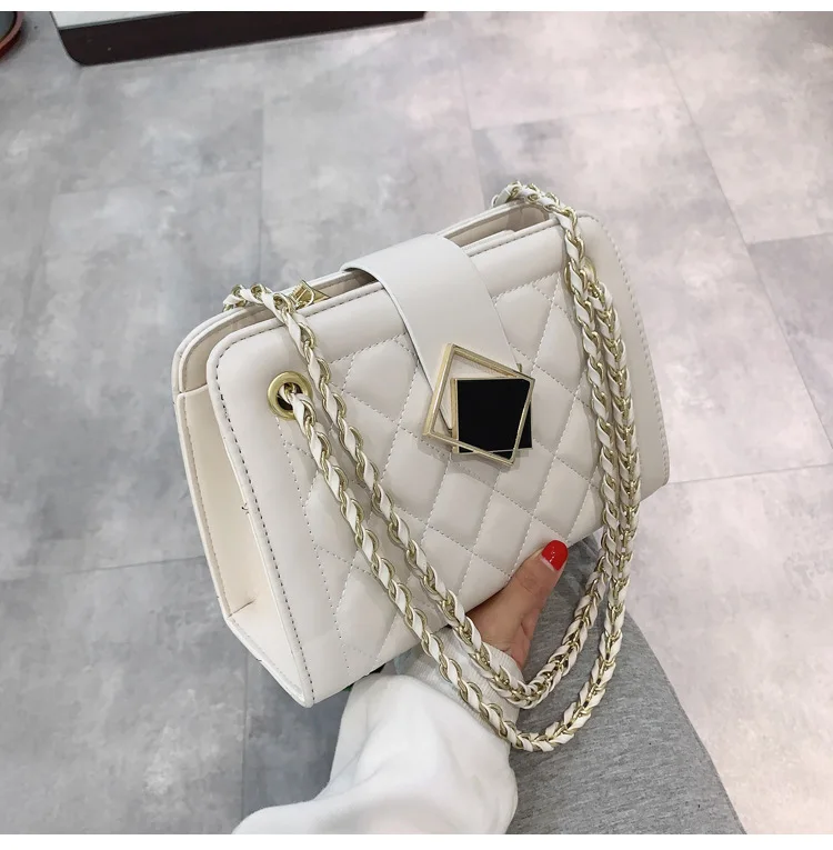 

Ringer cross body bag women's bag chain bag 2020 Autumn winter new fashion casual bag one-shoulder bag Korean women's bag