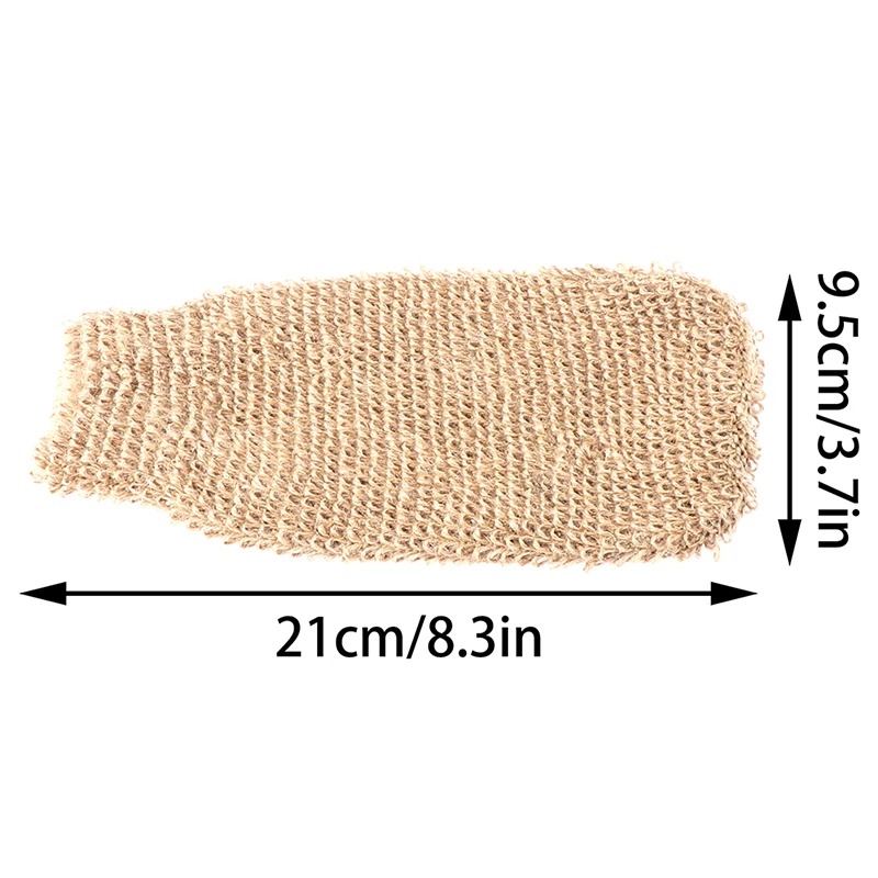 

100% Natural Exfoliating Scrubber Jute Hemp Back Bath And Shower Clean Body