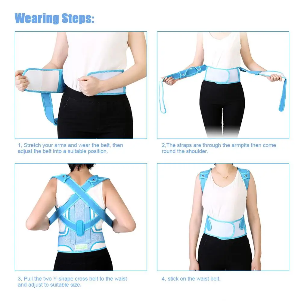 

Adjustable Children Posture Corrector Back Support Belt Kids Orthopedic Corset For Kids Spine Back Lumbar Shoulder Braces Health
