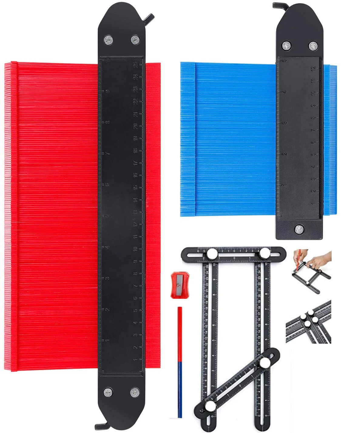 Экстра Широкий двойной контурный манометр Дубликатор с угловой линейкой