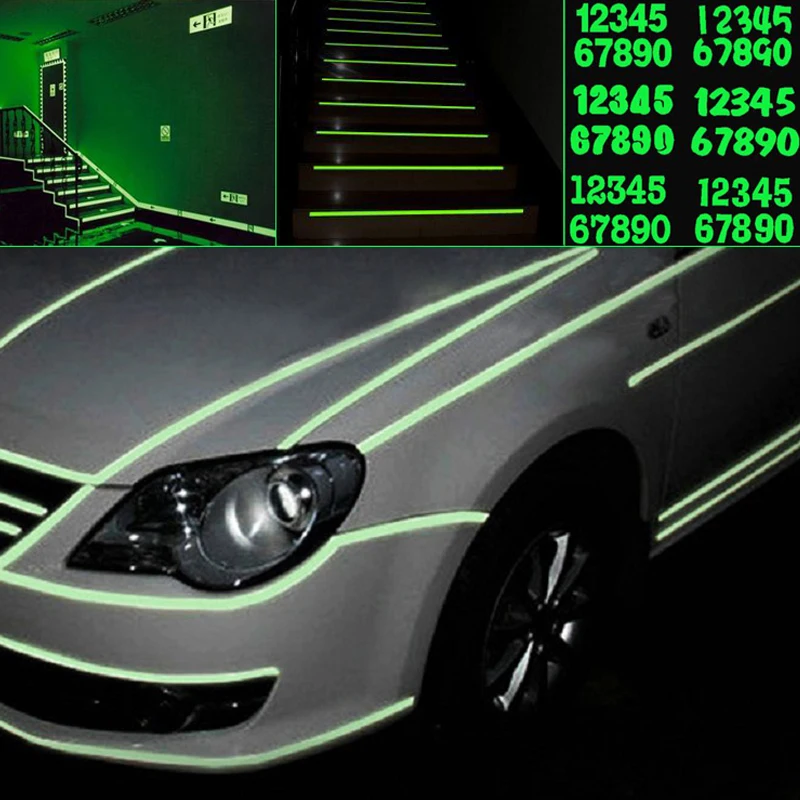 Автомобильная наклейка 2 см 5 метров светильник Защитная мембрана