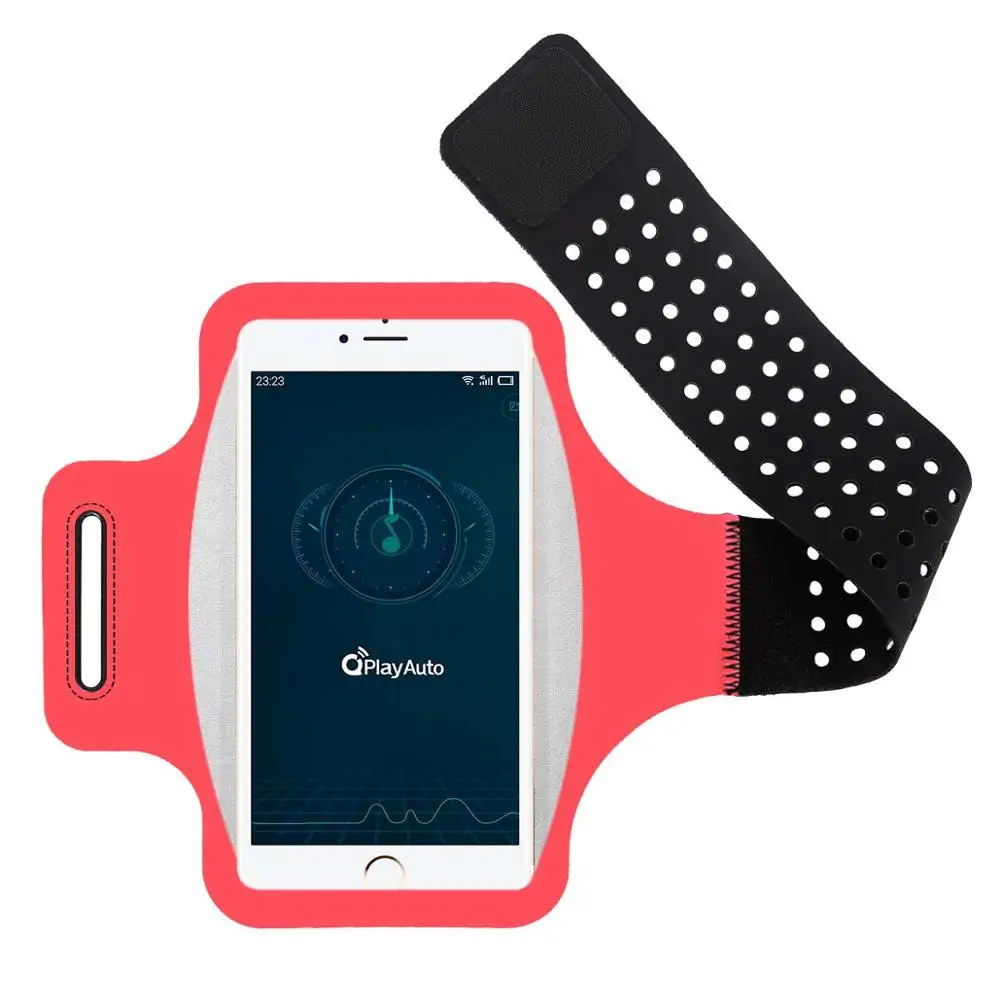 Pink HAISSKY Спортивная нарукавная Повязка-чехол для бега для смартфона для iPhone XS XR X 7 8 6s Plus 11 Pro Max Xiaomi сумка на руку для samsung Note 10 S10 S9 - Цвет: Pink