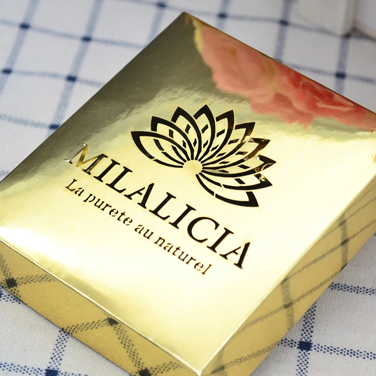 Роскошная золотая лазерная резка Пользовательский логотип Свадебные сувениры