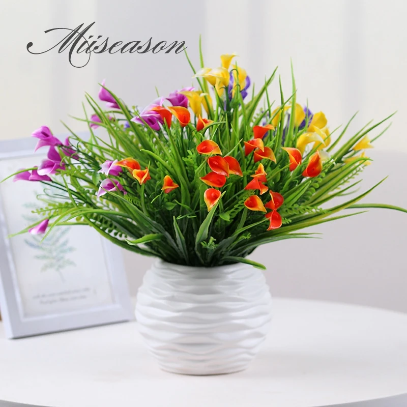 Новинка красивая мини фотография в виде листьев пластиковая водные растения