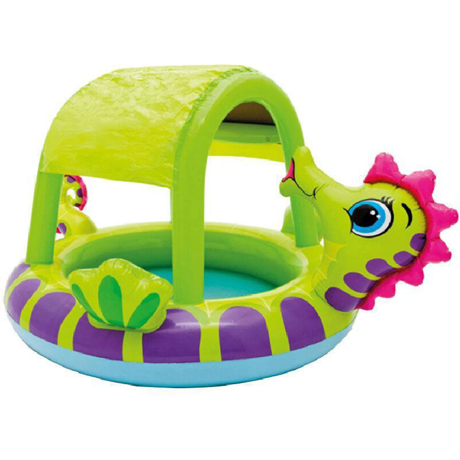 Надувной бассейн в форме морского конька высококачественный и удобный для