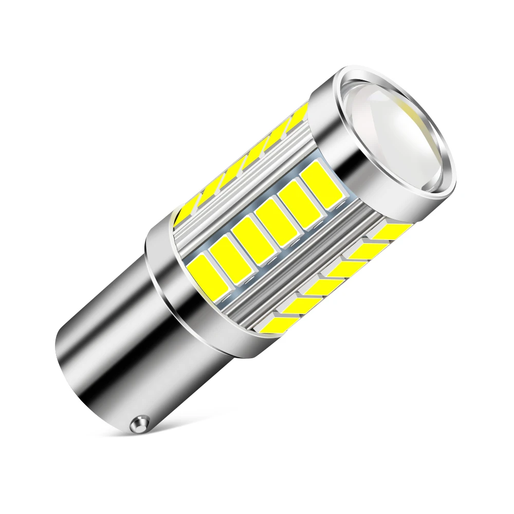 Светодиодные лампы P21W 1156 BA15S автомобильный фонарь заднего хода стоп сигнал для