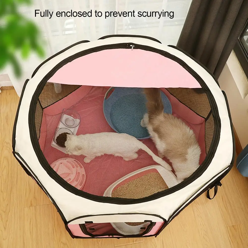 Ограда для домашних животных Интерактивная восьмиугольная палатка кошек