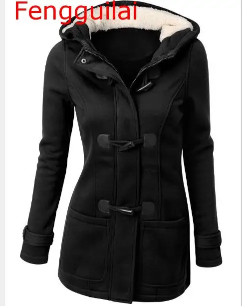 

Женская Повседневная куртка, весна-осень 2020, Женское пальто на молнии с капюшоном, верхняя одежда с роговыми пуговицами