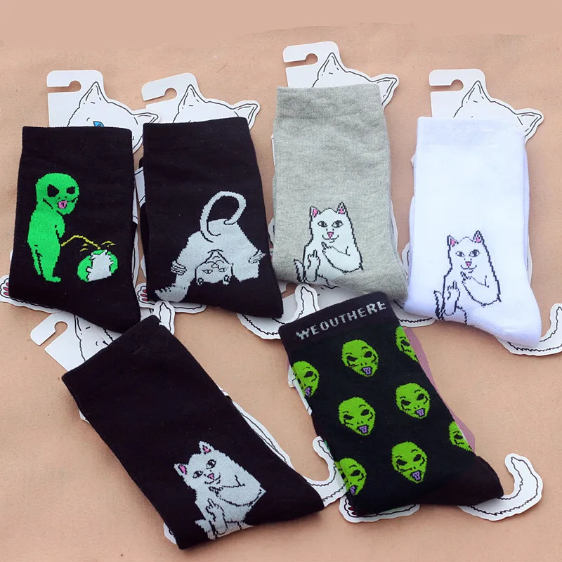 носки мужские женские набор Новый тренд смешные унисекс иностранец напечатан с