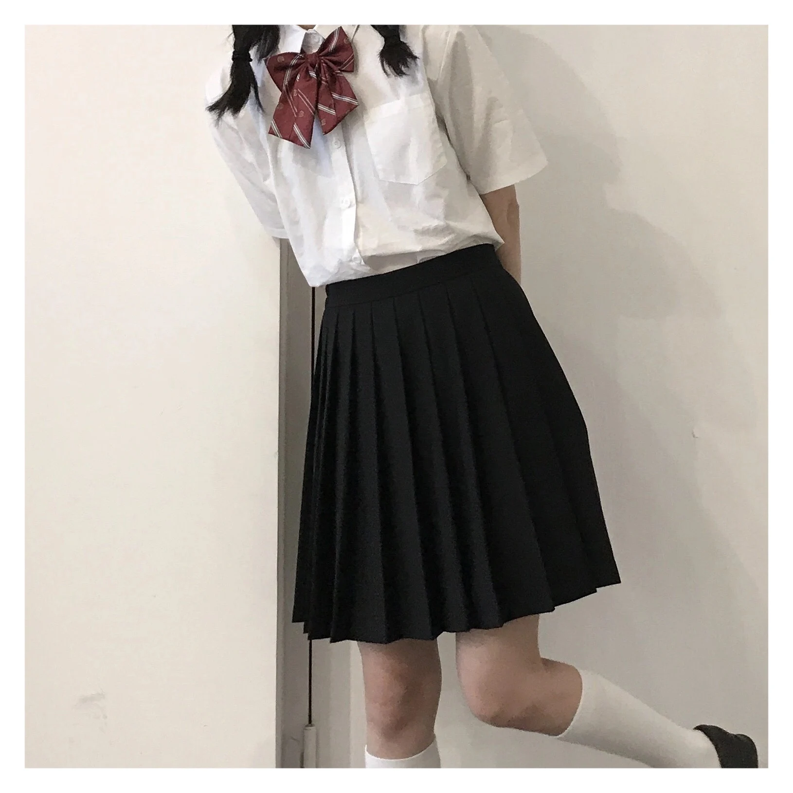 

New Women School Uniforms Sexy Collage Student Sailor Party Cosplay Costume Japanese Short Sleeve JK Suit Girls Pleated Skirt