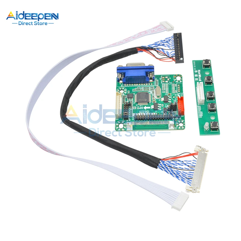 1 компл. 6820-B Универсальный LVDS lcd Montor экран драйвер плата контроллера Модуль 5 в 1"-42" Laptor компьютерные части DIY комплект с кабелем