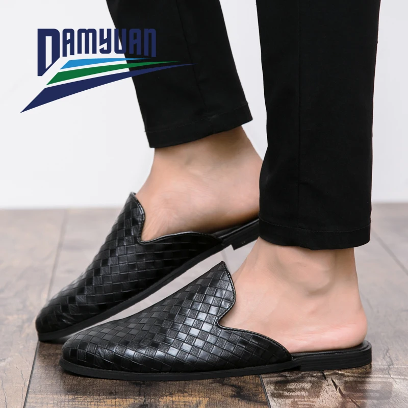 Damyuan 2020 для мужчин Повседневная обувь Комнатные тапочки Британский стиль Baotou