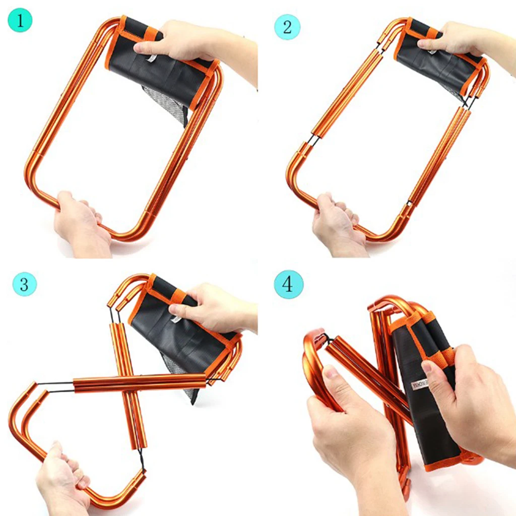 Складной портативный стул для кемпинга сада путешествий рыбалки |