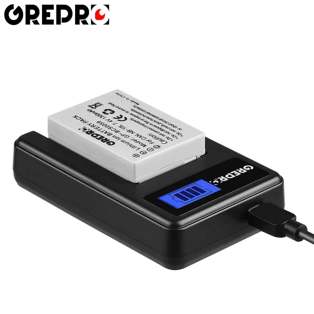 Сменный аккумулятор с USB ЖК зарядным устройством для Canon G1X G15 G16 SX40HS SX50HS SX60HS SX40 SX50