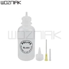 Пластиковая прозрачная жидкая спиртовая канифоль Relife 50 мл, припой флюс, фотокапельница + игла