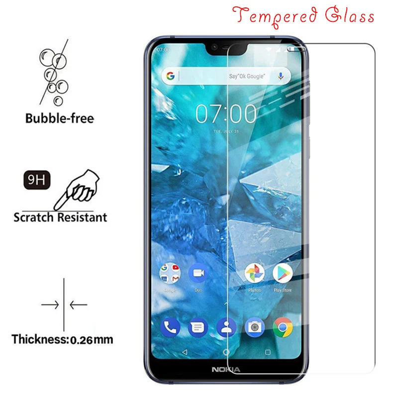 Передняя пленка для смартфона Nokia 5 1 Plus 6 Защитное стекло телефона 7 9 PureView