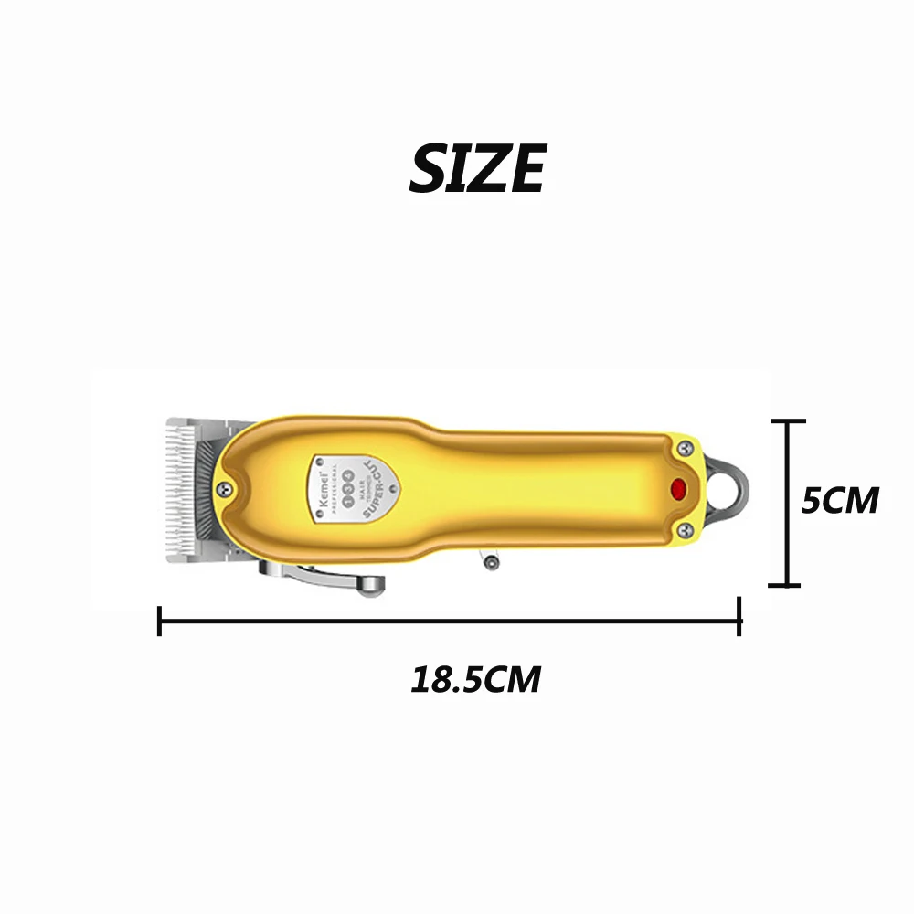 Kemei KM 134 триммер для волос Парикмахерская Машинка стрижки перезаряжаемая машинка